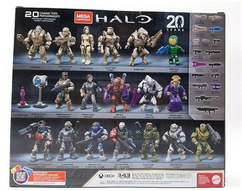 Mega Construx Halo 20th Anniversary Character Pack .